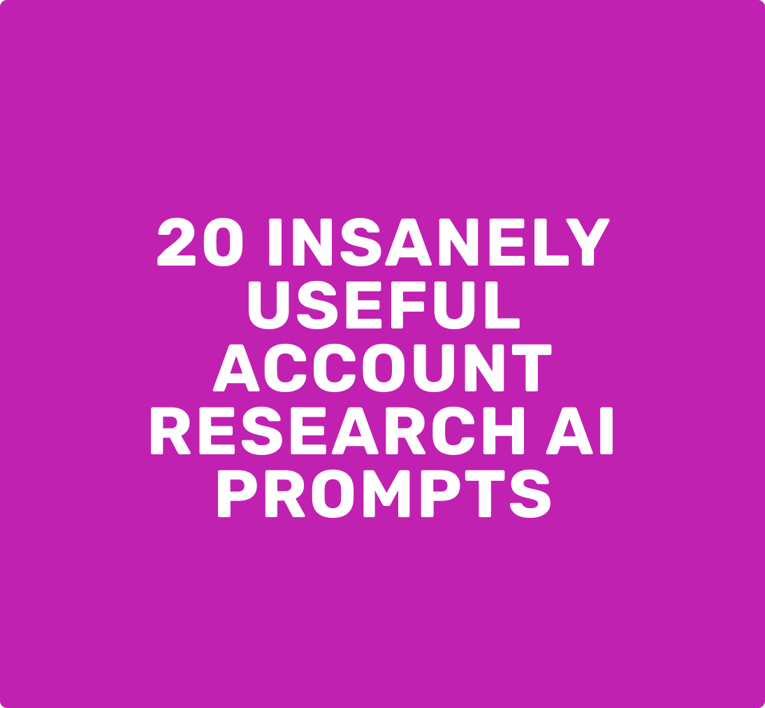 20 ABM AI Prompts